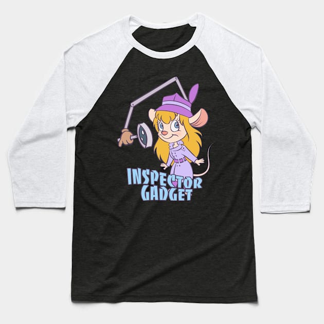 Inspector Gadget Baseball T-Shirt by Ellador